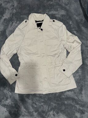 Banana Republic Light Cream Utility Jacket for Women